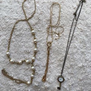 4/$15 Long necklaces (3)